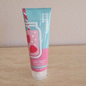 Bath & Body Works STRAWBERRY SODA Ultimate Hydration Body Cream 8oz. New